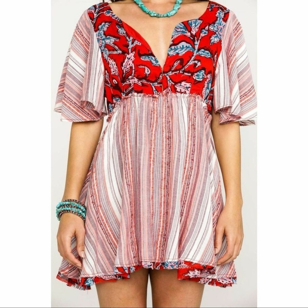 FREE PEOPLE | under the sun tunic | size xs